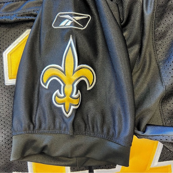 Gold NEW ORLEANS SAINTS #22 Tracy Porter, Pro Jersey Sz 50 Reebok Sewn. - Picture 5 of 8